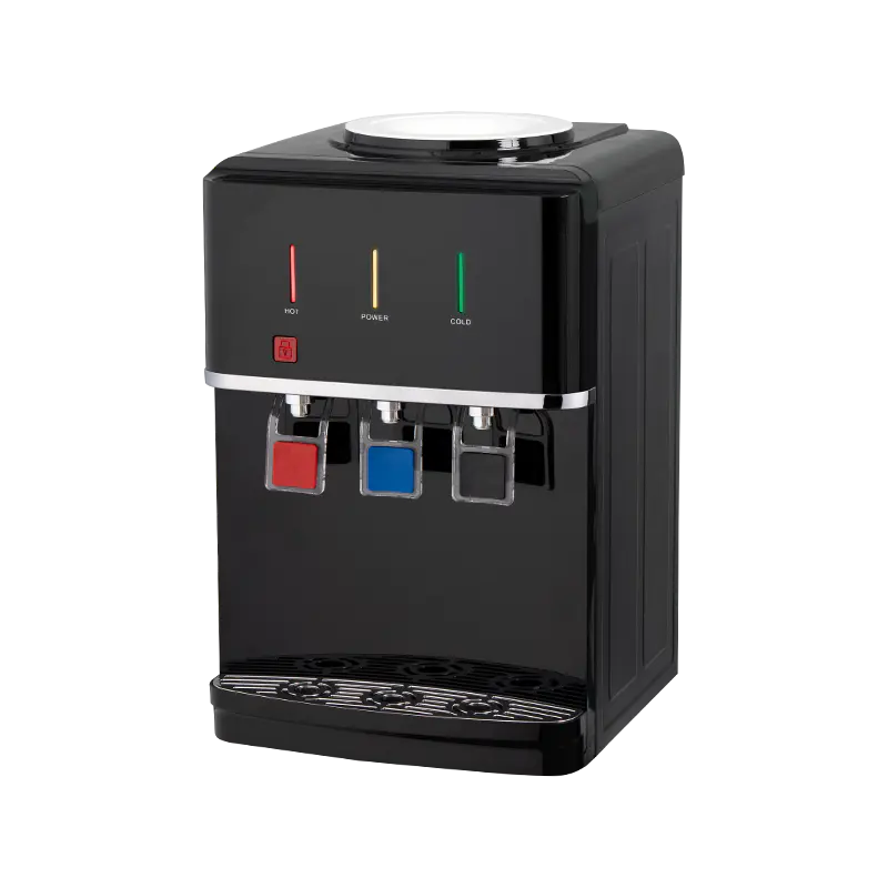 YR-2509T/YLR-2509T Dozator de apă de birou negru cu trei ieșiri